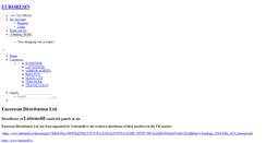 Desktop Screenshot of euroresindistribution.com